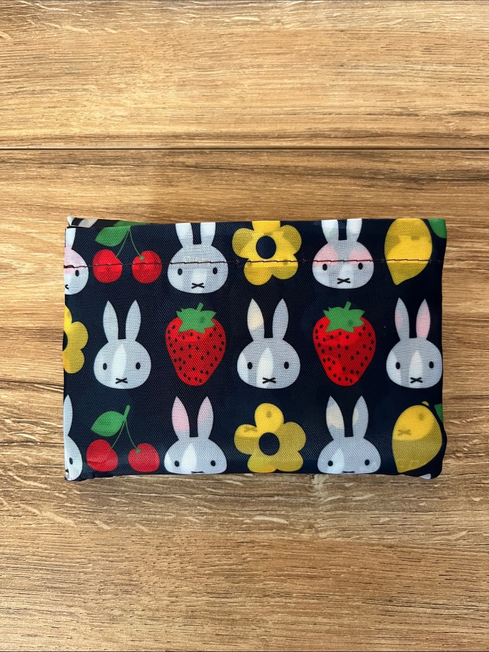 New Miffy Tote Bag - Navy Blue with White, Red, Yellow & Green Prints - Picture 6 of 6